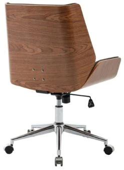 Bürostuhl Zwolle Kunstleder Walnuss/braun -CLP 00d8ac12 e0a7 46c2 842f 83f77abe85d5