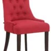 Esszimmerstuhl Inverness Stoff Antik Rot