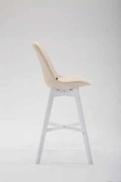 Barhocker Cannes Kunstleder Weiß Creme -CLP 09281570 5f1d 4285 9f0a 65dddf50378f