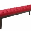 Sitzbank Ramses Stoff Antik-dunkel 150 Cm Rot