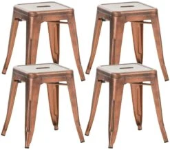 4er Set Hocker Armin Silber -CLP 10de2ef1 c021 4e70 9b97 59428089c2de