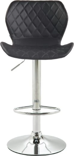 Barhocker Cork Kunstleder Chrom Schwarz -CLP 1105b5c5 3fe0 435e b50b ff72d9e6c499