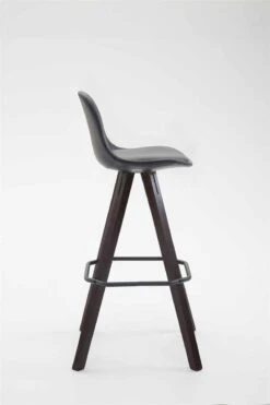 Barhocker Franklin Vollgepolstert Kunstleder Square Cappuccino (eiche) Schwarz -CLP 150ca7a1 80c3 4d2f 8c06 d87c8f4f1919