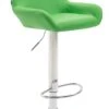 Barhocker Braga Kunstleder Chrom Grün