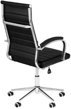 Bürostuhl Mollis Kunstleder Schwarz -CLP 1a361c62 4635 4740 9082 584b7146e105