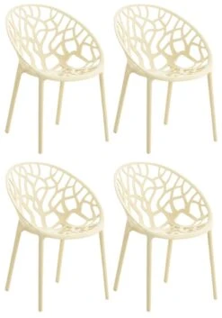 4er Set Stuhl Hope Creme