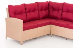 L Garnitur Bermeo Rubinrot Sand -CLP 2134176b 189f 49d3 8f1b 1c823b7511b4