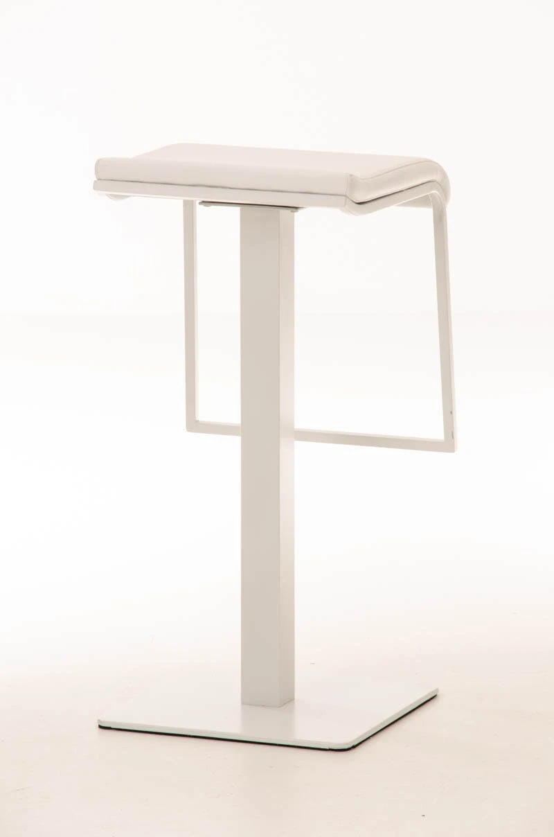 Barhocker Lameng Kunstleder W78 Weiß 6 Barhocker Lameng Kunstleder W78 Weiß – Bild 6