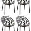 4er Set Stuhl Hope Schwarz