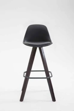 Barhocker Franklin Vollgepolstert Kunstleder Square Cappuccino (eiche) Schwarz -CLP 274898e3 510d 476a a87a 8ead5a2b224d