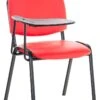Stuhl Ken Mit Klapptisch Kunstleder Rot