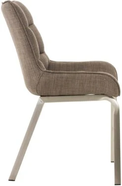 Stuhl Saranda Stoff Edelstahl Grau -CLP 30244bb9 bffa 46e0 a7fc 55a9b8b60d5d