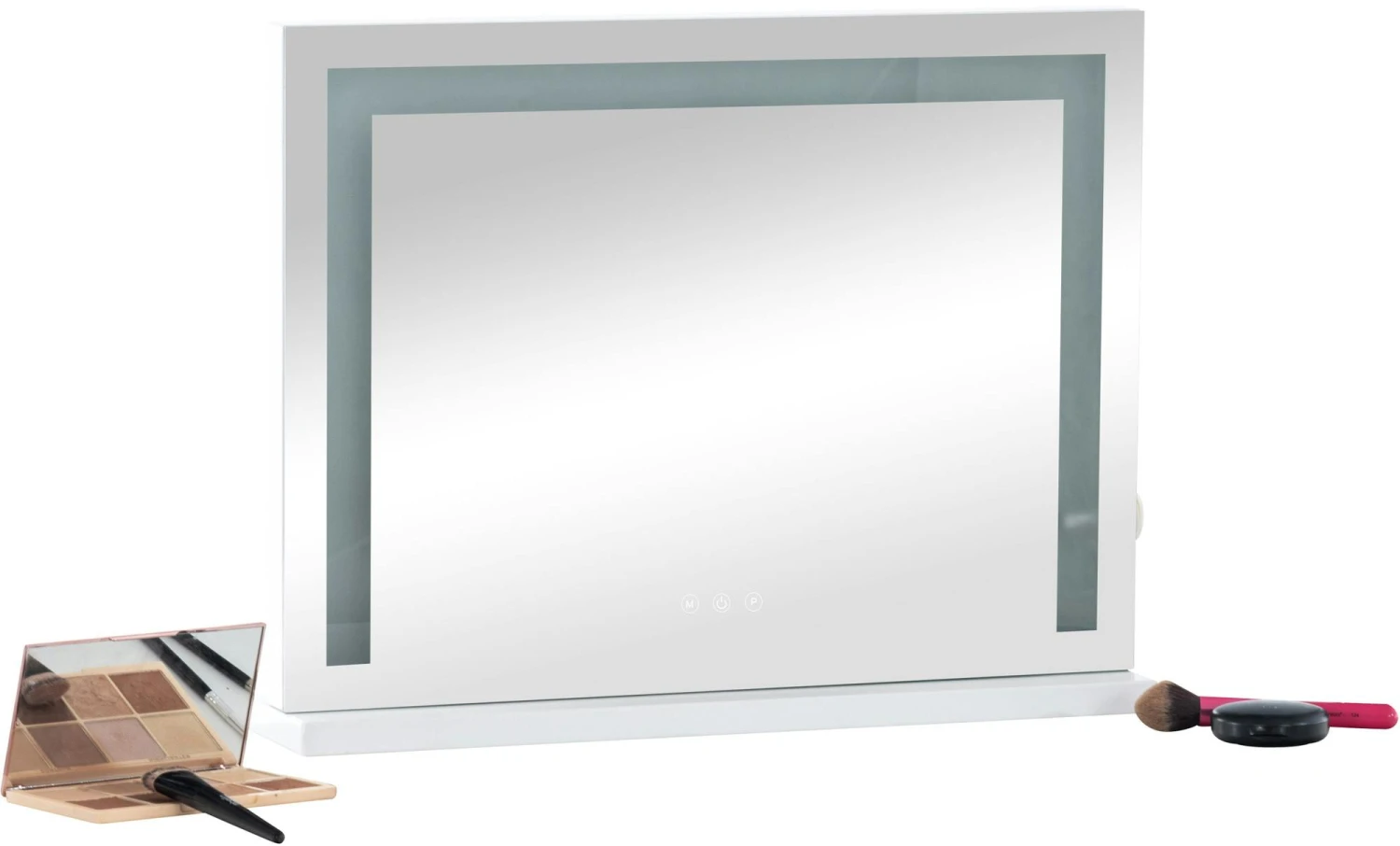 Schminkspiegel Joliet Weiß 1 Schminkspiegel Joliet Weiß