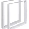 2x Tischbeine Velden 70 Cm Weiß