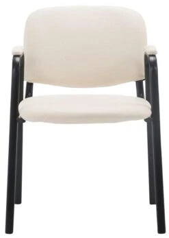 4er Set Besucherstühle Ken PRO Kunstleder Creme -CLP 36f1553d 3872 4725 b146 887e785e6a8d