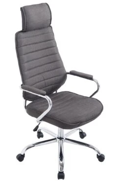 Bürostuhl Rako Stoff Dunkelgrau