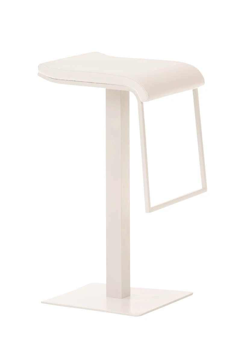 Barhocker Lameng Kunstleder W78 Weiß 1 Barhocker Lameng Kunstleder W78 Weiß