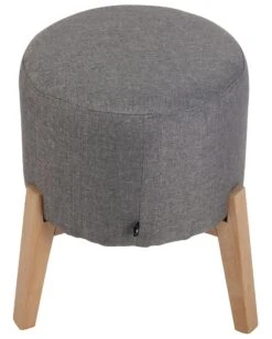 Sitzhocker Emmen Stoff Grau -CLP 3aa4e9a2 41f1 4ce9 9311 8fbaf6f9af86