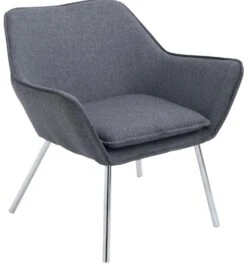 Caracas Lounger STOFF Dunkelgrau