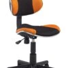 Arbeitshocker Bastian, Schwarz Orange