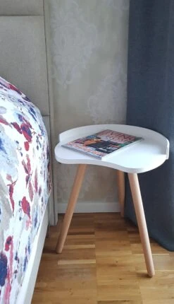 Tisch Narvik Natura/weiß