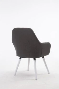 Stuhl Florian Stoff Weiß Dunkelgrau -CLP 3fbd0dff 82a5 4709 ba63 dc397320f4a0