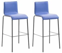 2er Set Barhocker Kado Kunstleder Rund Schwarz Grau -CLP 421b81ef 6196 4beb bb84 1558476de82d