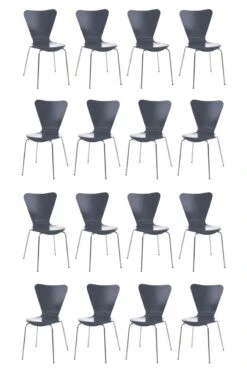 16er Set Besucherstuhl Calisto Braun -CLP 4331a098 22eb 4243 8ebd 556d6746fa36