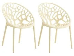 2er Set Stuhl Hope Creme