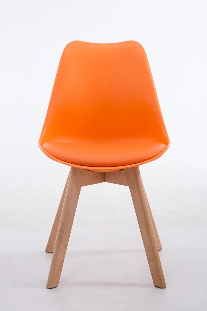 Besucherstuhl Borneo V2 Natura Kunstleder Orange 7 Besucherstuhl Borneo V2 Natura Kunstleder Orange – Bild 7