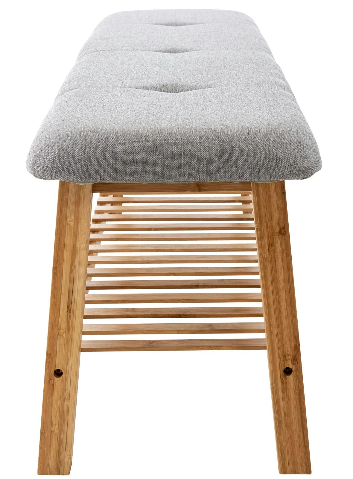 Sitzbank Marne Stoff Square 120 Cm Grau 7 Sitzbank Marne Stoff Square 120 Cm Grau – Bild 7