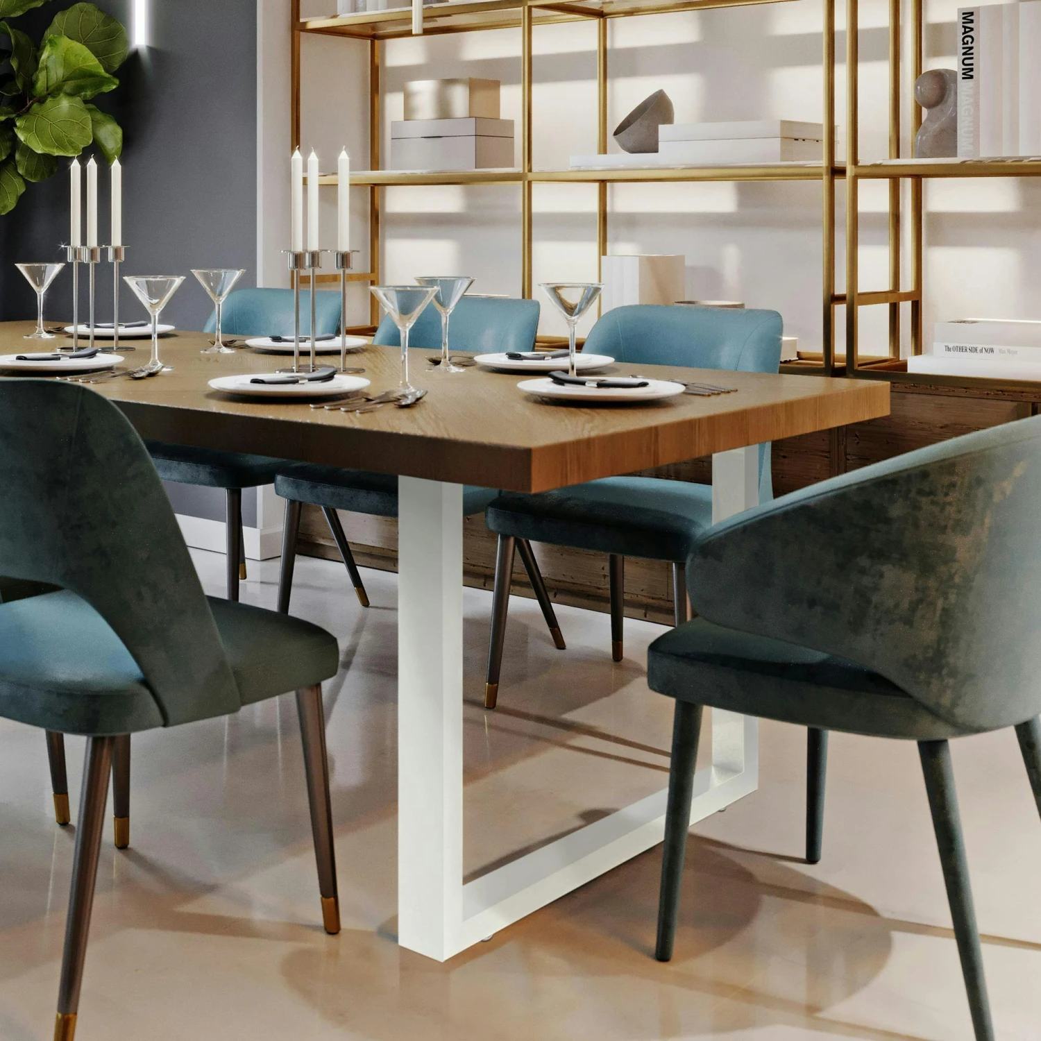 2x Tischbeine Velden 90 Cm Weiß 7 2x Tischbeine Velden 90 Cm Weiß – Bild 7