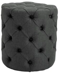 Sitzhocker Drancy Stoff M Dunkelgrau