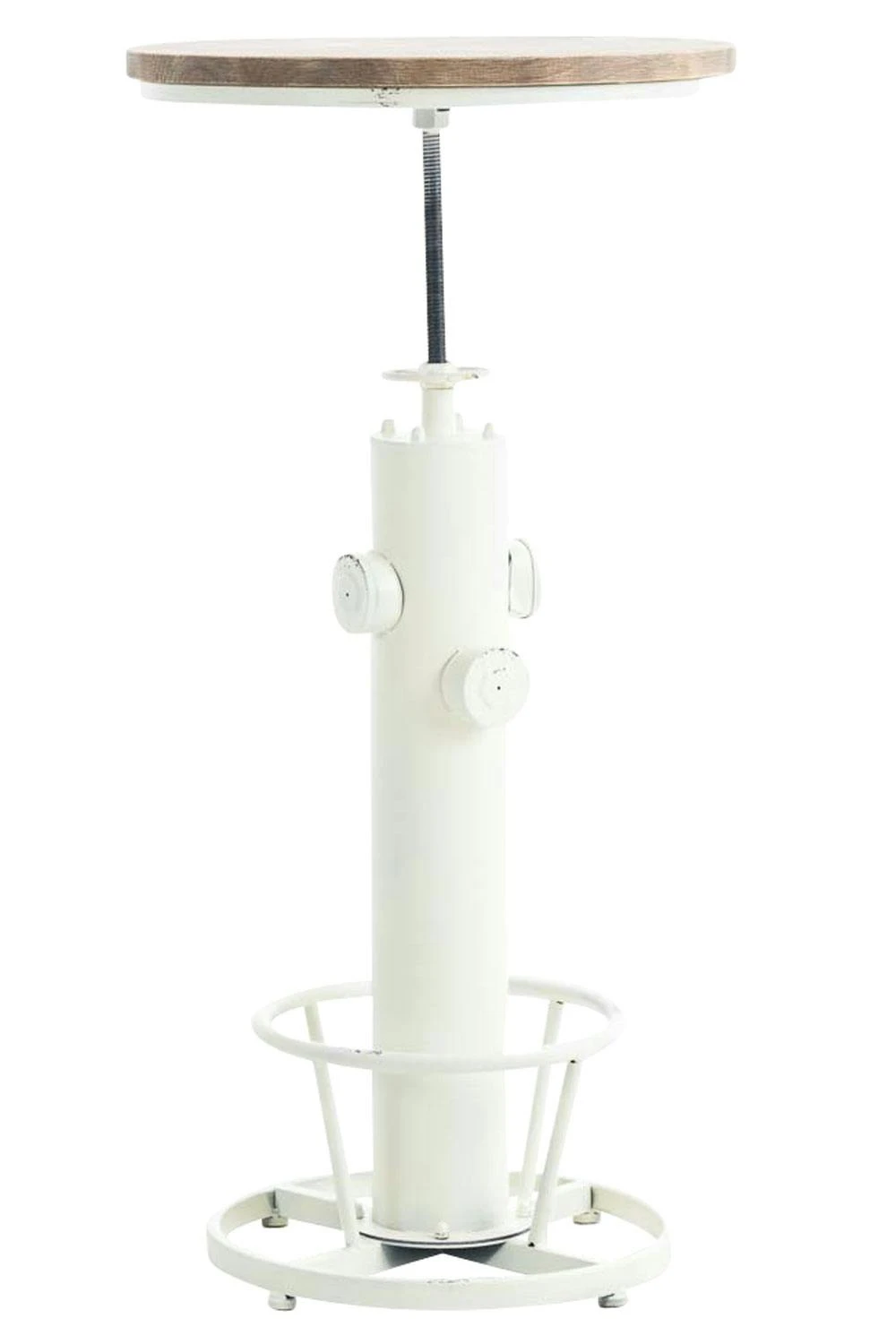 Stehtisch Lumos, Holz Antik Weiß 3 Stehtisch Lumos, Holz Antik Weiß – Bild 3