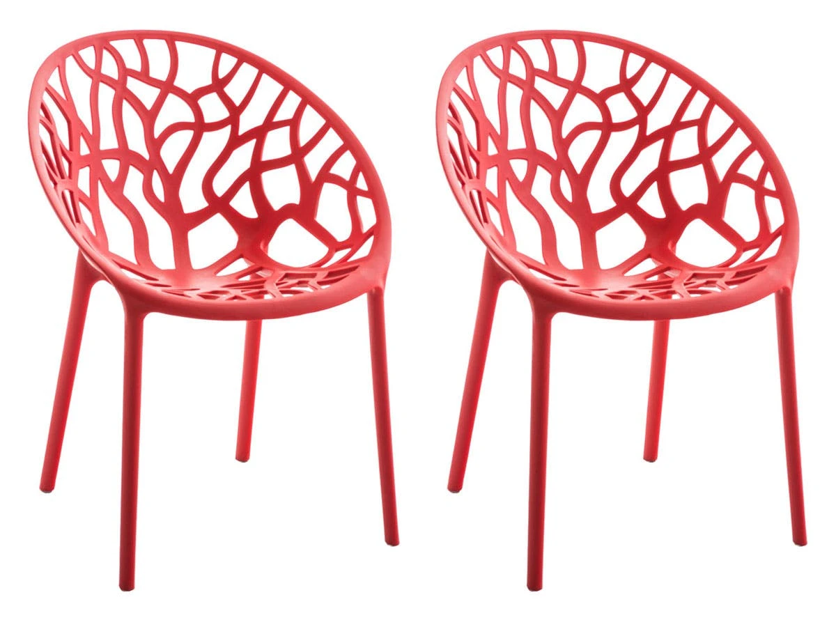 2er Set Stuhl Hope Rot 1 2er Set Stuhl Hope Rot