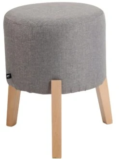 Sitzhocker Nanning Stoff Taupe -CLP 5132b770 5998 4836 be7b 820a4833ec70 4