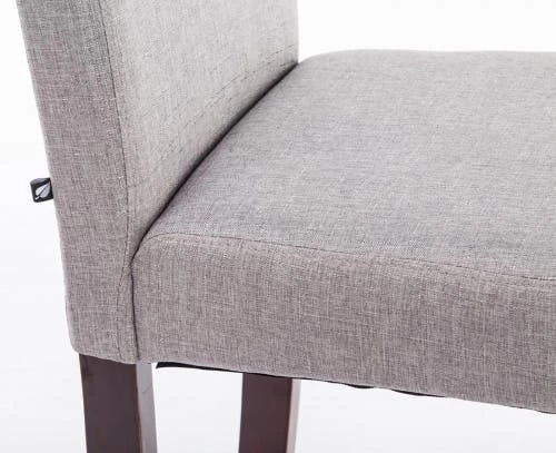 4er Set Esszimmerstuhl Ina Stoff Cappuccino : Farbe - Hellgrau 7 4er Set Esszimmerstuhl Ina Stoff Cappuccino : Farbe - Hellgrau – Bild 7