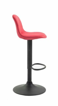 Barhocker Kiel Stoff Schwarz Rot -CLP 543095b7 597c 4797 b5db aec00e23d103