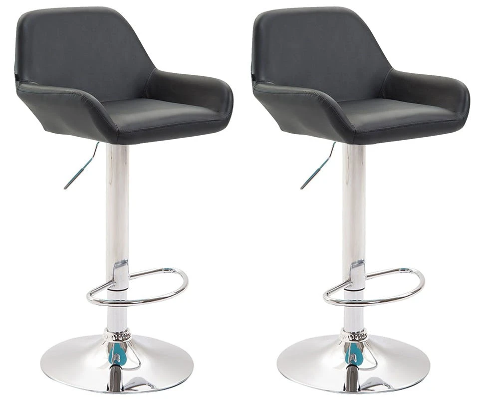 Barhocker Braga Kunstleder Chrom Grün 7 Barhocker Braga Kunstleder Chrom Grün – Bild 7