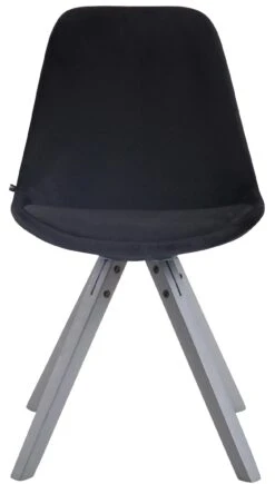 Besucherstuhl Toulouse Samt Square Grau Schwarz -CLP 5797291f 2e67 4075 9c11 51a93fd0fac3