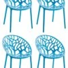 4er Set Stuhl Hope Blau
