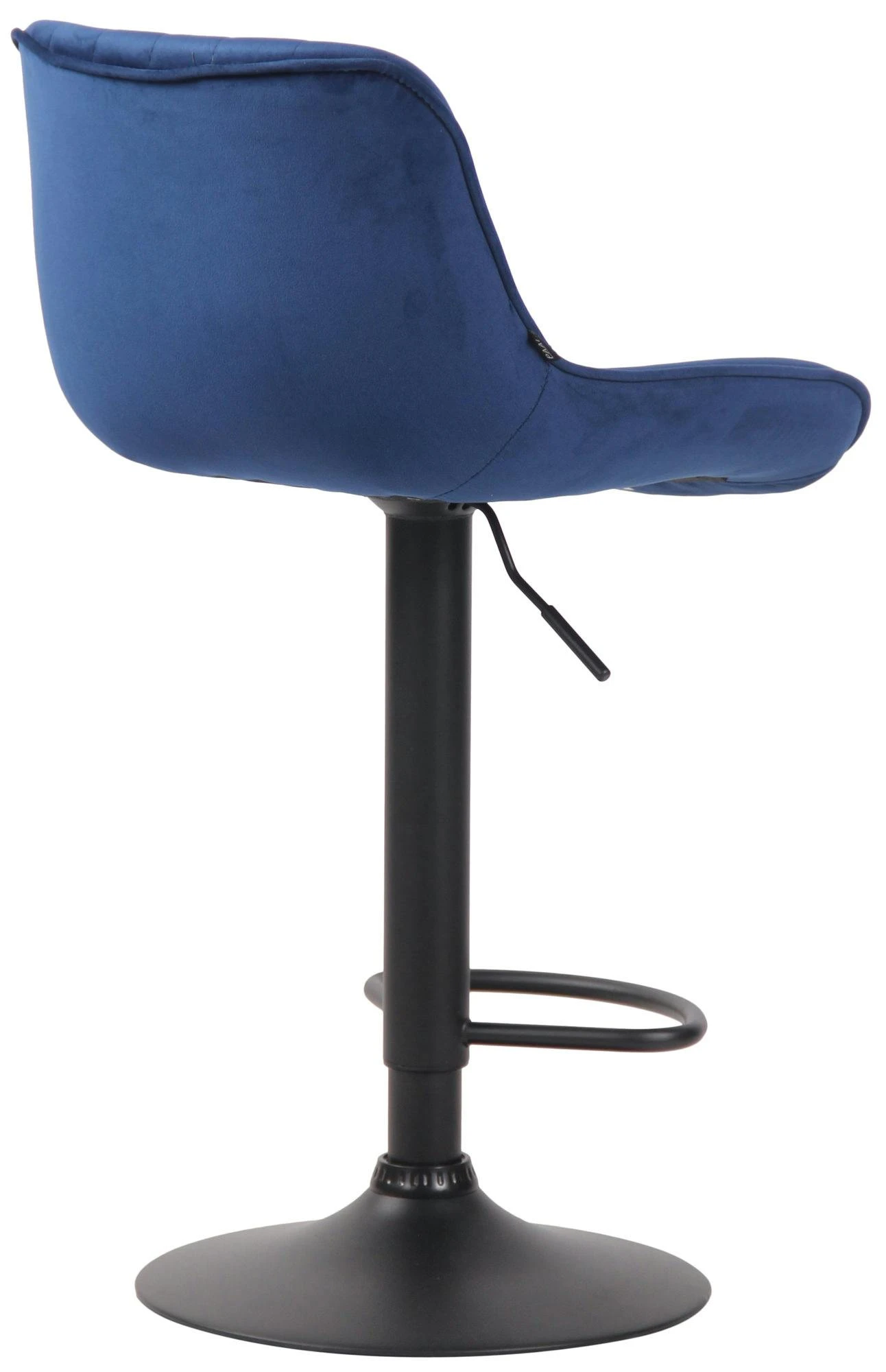 Barhocker Lentini Samt Schwarz Blau 6 Barhocker Lentini Samt Schwarz Blau – Bild 6