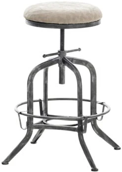 2er Set Barhocker Avadi Vintage Kunstleder Antik-silber Dunkelgrau -CLP 5ba50370 52c3 4f95 a38a 4f0cbd6e066b 1