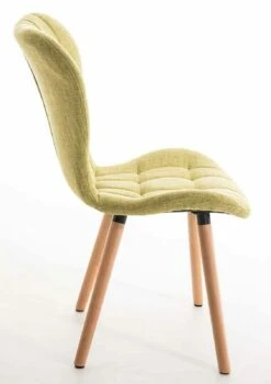 4er Set Stuhl Elda Stoff Natura Hellgrün -CLP 5c6ab901 92e1 484e b585 387aede748b9