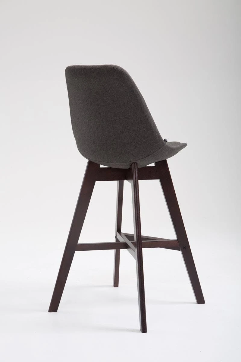 2er Set Barhocker Cannes Stoff Cappuccino Dunkelgrau 6 2er Set Barhocker Cannes Stoff Cappuccino Dunkelgrau – Bild 6