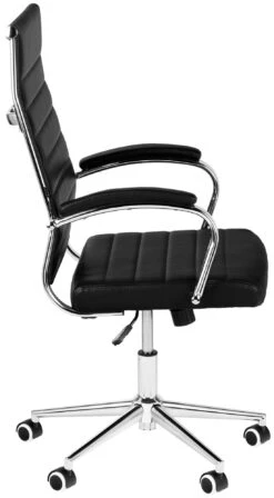 Bürostuhl Mollis Kunstleder Schwarz -CLP 60671381 7d08 4b39 aa6f 91491bd2e55c