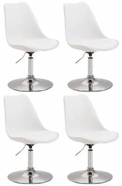 4er Set Esszimmerstühle Maverick W Kunststoff Weiß -CLP 6134a8a1 1342 41d7 886f 819bce1e1630