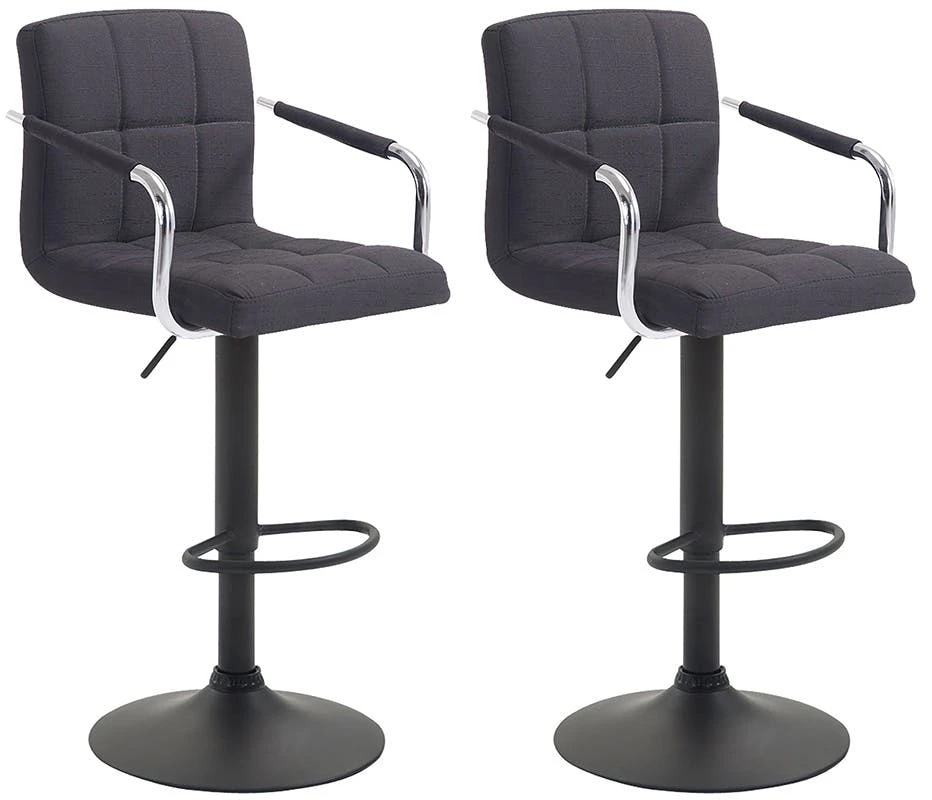 2er Set Barhocker Lucy V2 Schwarz Schwarz 4 2er Set Barhocker Lucy V2 Schwarz Schwarz – Bild 4