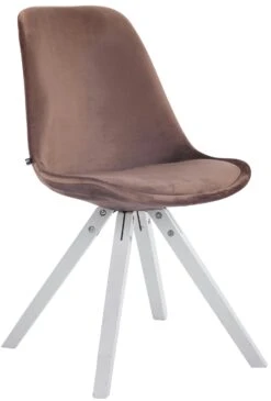 Besucherstuhl Toulouse Samt Square Weiß (eiche) Grau -CLP 644fa409 f80d 4dd1 b0a2 7f8a9f9c5dc6