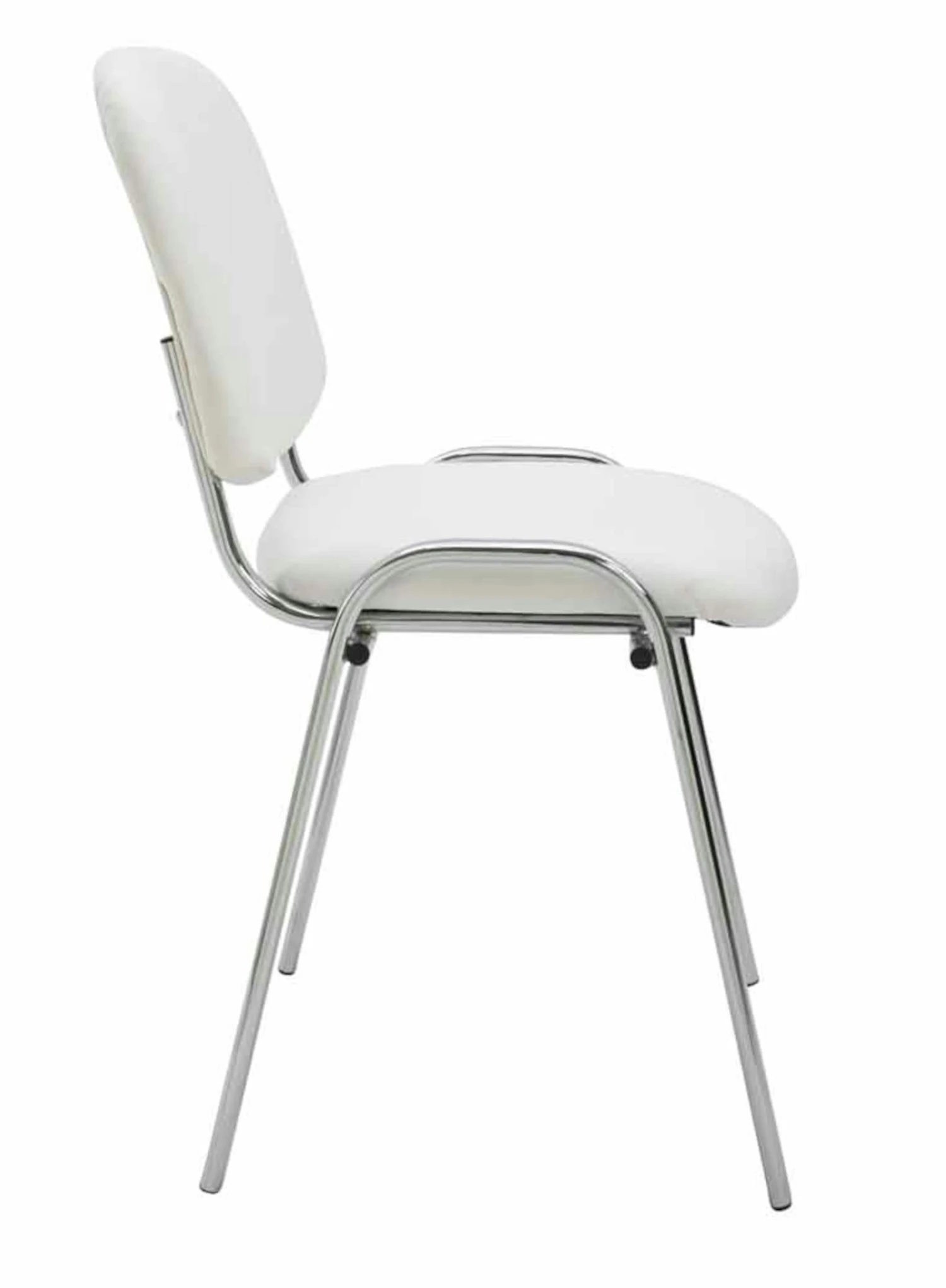 4er Set Stühle Ken C Kunstleder Weiß 7 4er Set Stühle Ken C Kunstleder Weiß – Bild 7